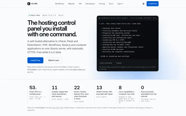 KLYRN homepage